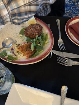 Crab Cakes Dinner Appetizer