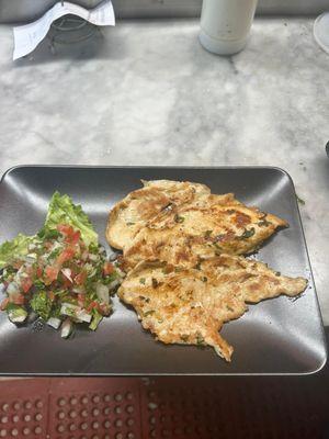 Pechuga azada con pico de gallo