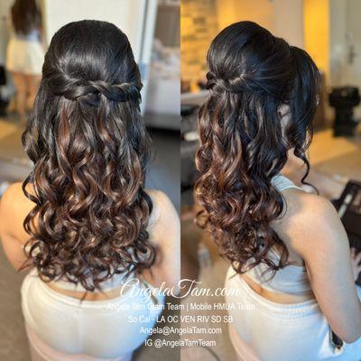 Half Up Bride Hair Look