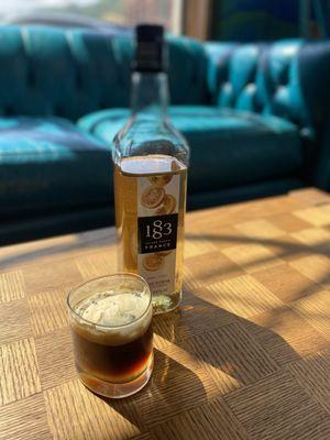 Espresso tonic. A double shot of Methodical espresso over tonic with yuzu syrup. This summer's 'it' drink - not to be missed