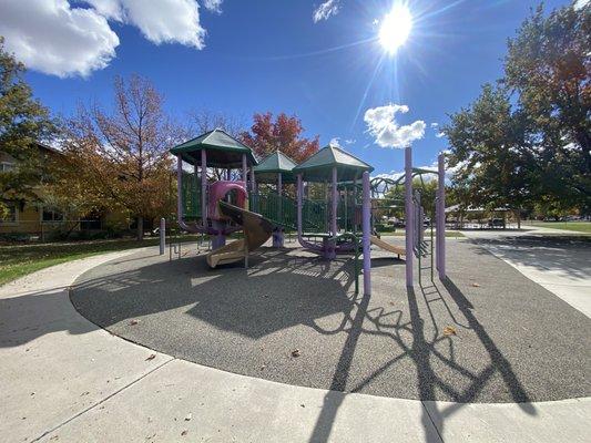 View of the playground.