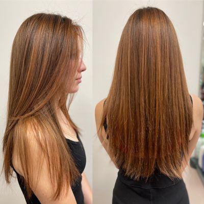 Cut and balayage by Isabel