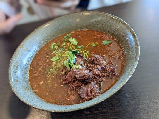 Red Braised Beef Noodle Soup