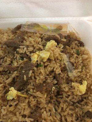 Beef fried rice