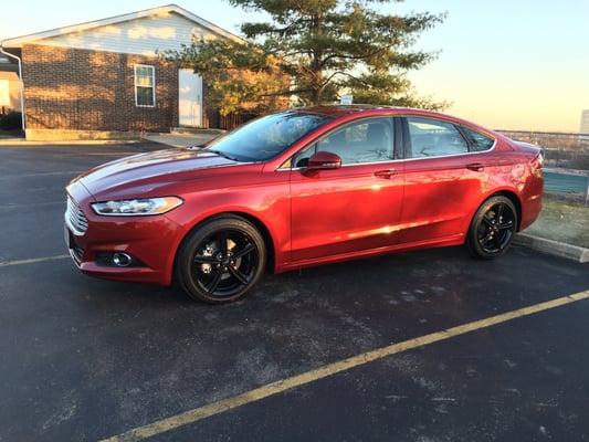 2016 Ruby Red Ford Fusion