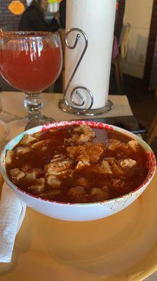 Menudo y Micheladas.