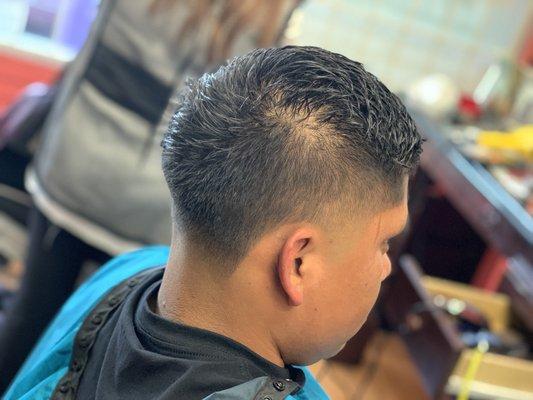 Taper fade +blade