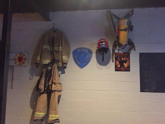 Fire fighter memorabilia