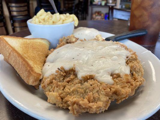 Chicken Fried today and done real Southern!