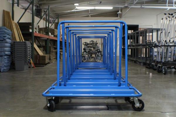 Carts, Platform Trucks, Casters, and Material Handling equipment as far as the eye can see