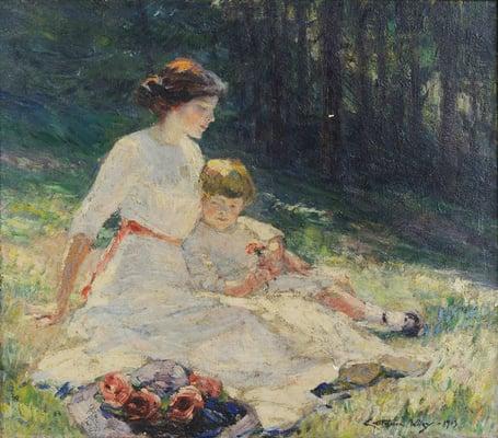 Anna Catherine Wiley (TN, 1879-1958) Impressionist oil 28 1/2″ x 32 3/4″ Sold for $107,880.