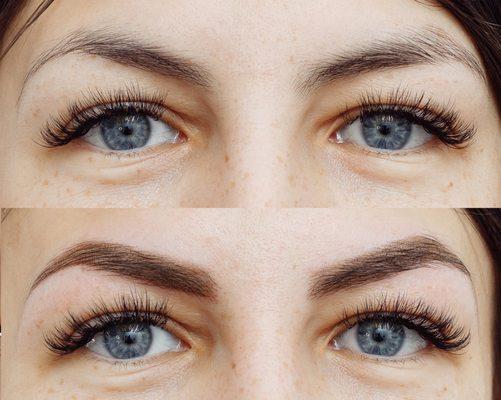 Eyebrow Threading Before & After