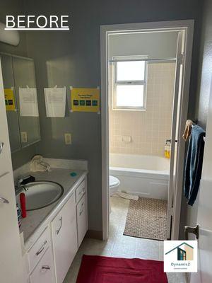 Before bathroom renovation at Richmond