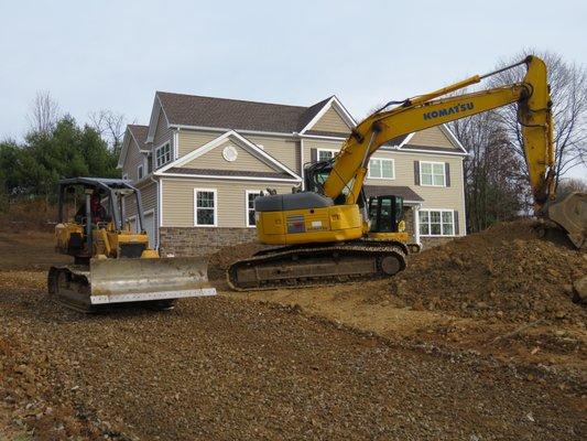 Putting in a new driveway