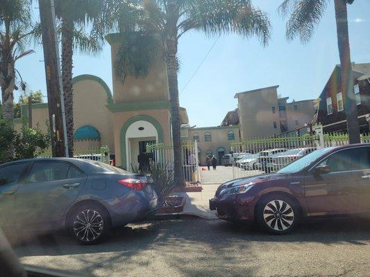 Front of Islamic Center from street