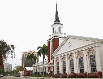 Organized in 1891, First Church was the very first church in the village of Sarasota, Florida.