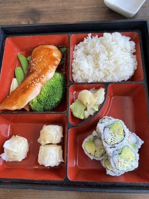 Salmon A. Teriyaki Lunch Box