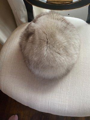 Fox fur hat