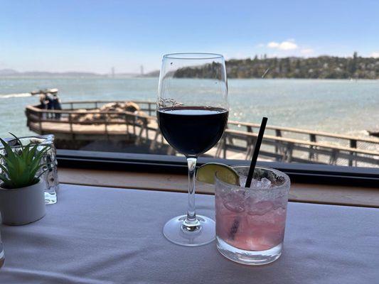 Cabernet Sauvignon and Watermelon Margarita