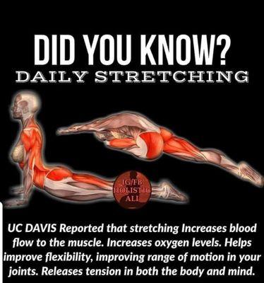 Stretching daily