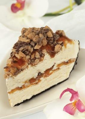 Candied Ice Cream Pie made with Heath Bar