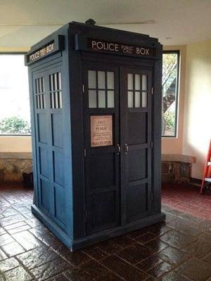 Our Dr. Who TARDUS photobooth!