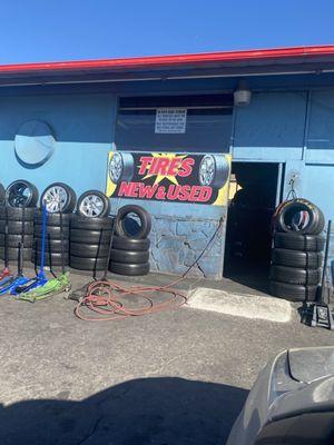 Eagles, tire shop, service, and install