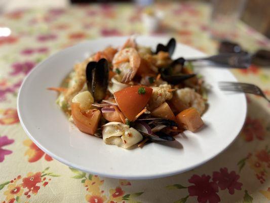 B5. Mixed Seafood Salad Platter