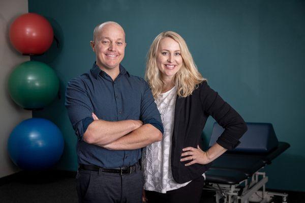 Owners and Doctors of Physical Therapy Kevin and Kiley Lester