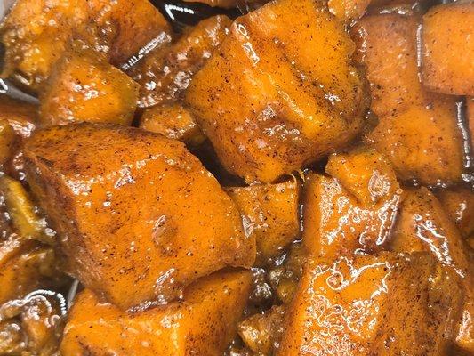 Our candied yams? Sweet, buttery, and downright unbeatable. If you're not drooling yet, you haven't tasted greatness.