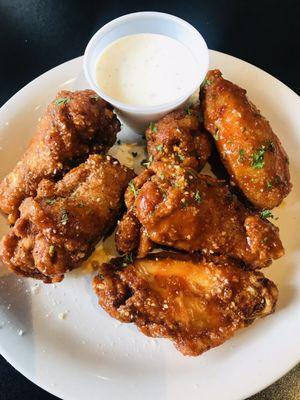 Honey habanero wings