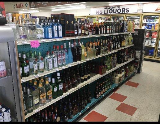 All different kind of Liquors