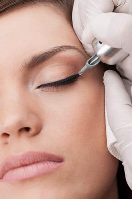 Services include Permanent Eyebrows, Eyeliner, Lip Color & Corrections