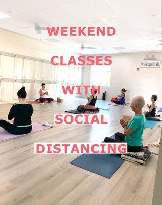 Social Distancing Weekend Classes - All Levels