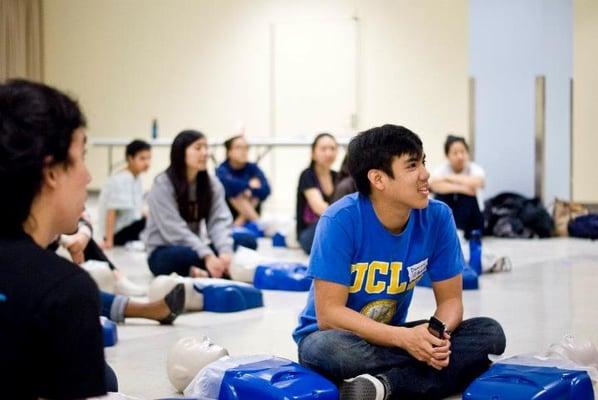 Student Welfare Commission CPR class.