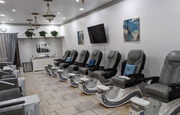 Massage pedicure chairs