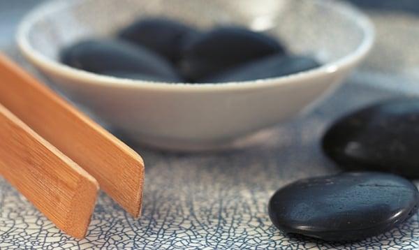 Hot stones are a favorite treat and at Santulan, it is included in most services. No extra charge ! Isn't that wonderful?