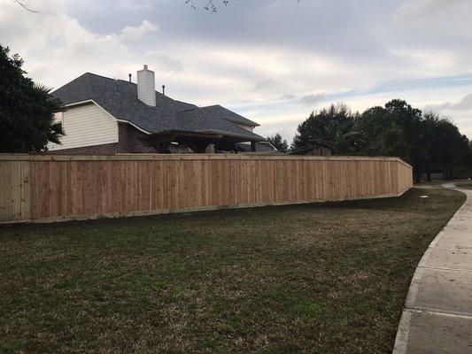 Cedar fence