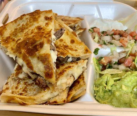 Beef quesadilla