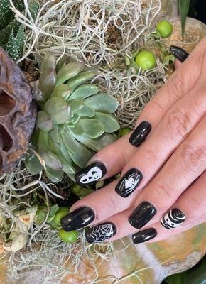 Nail art for Halloween