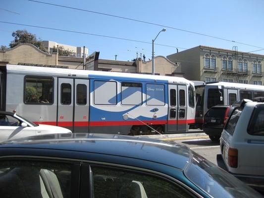 Up Ad on Muni.