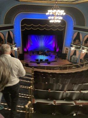 Inside opera house