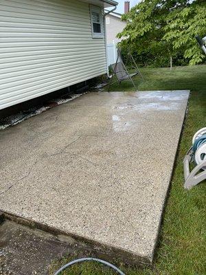 Concrete cleaning