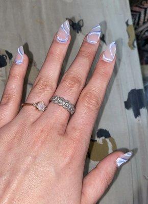 My actual nails that Tom did!