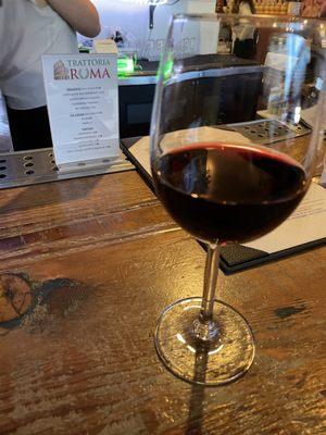 Happy hour wine - $5 Chianti