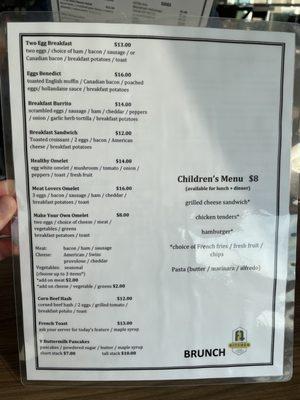 Menu side 1 4/16/23