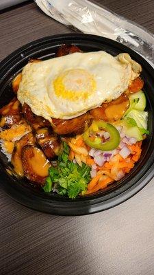 Long Time Ricebox with Fried Egg