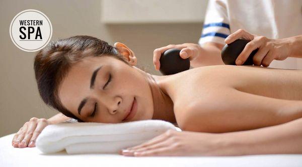 Hot stone massage