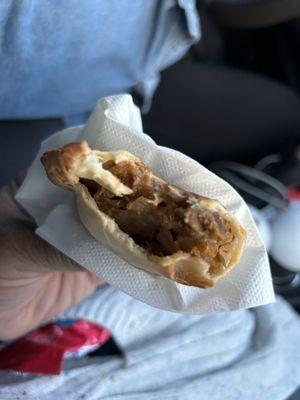 Dry beef empanada