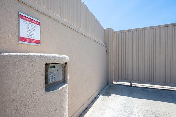 Fully-Gated Storage Facility in Huntington Beach, CA.